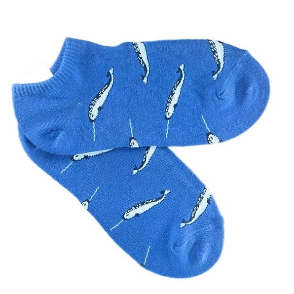 Two-Pack Women’s No-Show Socks - Polar Bear/Narwhal NWOT - Picture 3 of 5